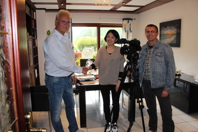 WDSF-Foto - Fuji Television Network Interview