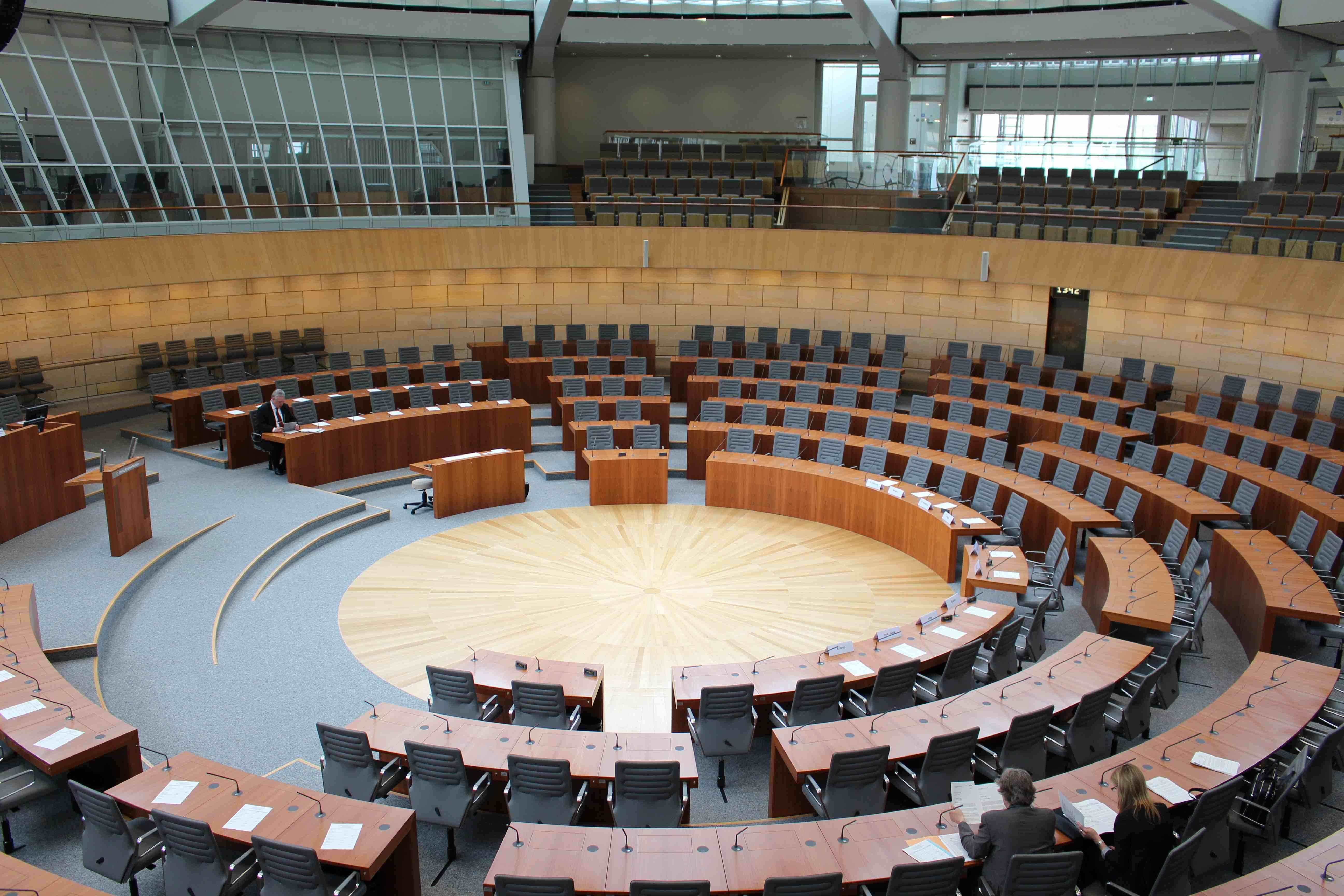 Plenarsaal NRW-Landtag (WDSF-Foto)