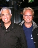 Regisseur Louie Psihoyos (lks./OPS) und WDSF-Gründer J. Ortmüller