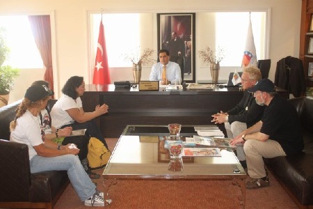 WDSF/ProWal-Besprechung mit Bürgermeister Mustafa Gül (WDSF-Foto)